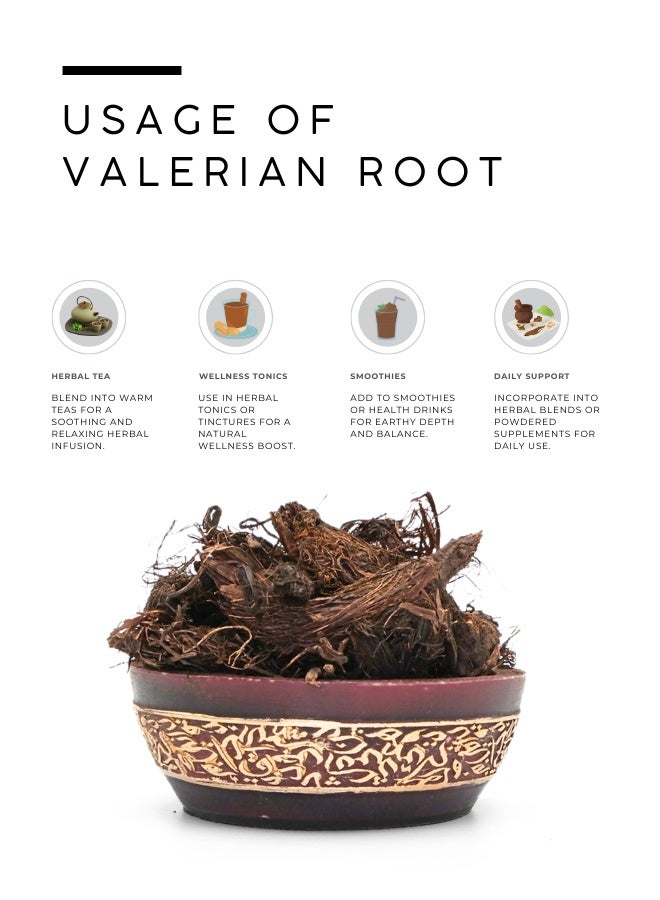 AWAFI MILL Valerian Root – Dried Whole Valeriana officinalis for Traditional Culinary Use, Heritage Decoctions and Slow Preparations - 500 g | 17.6  Oz - Image 3